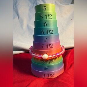 Valentine’s Day Pink Glass & Real Pearl Beaded Bracelet